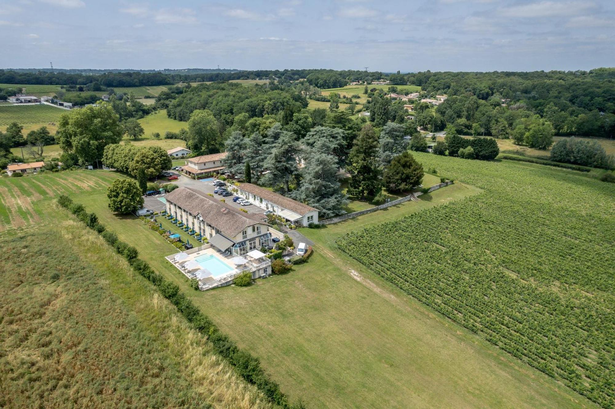 Pey La Tour - Logis Hotels & Restaurant Salleboeuf Eksteriør bilde