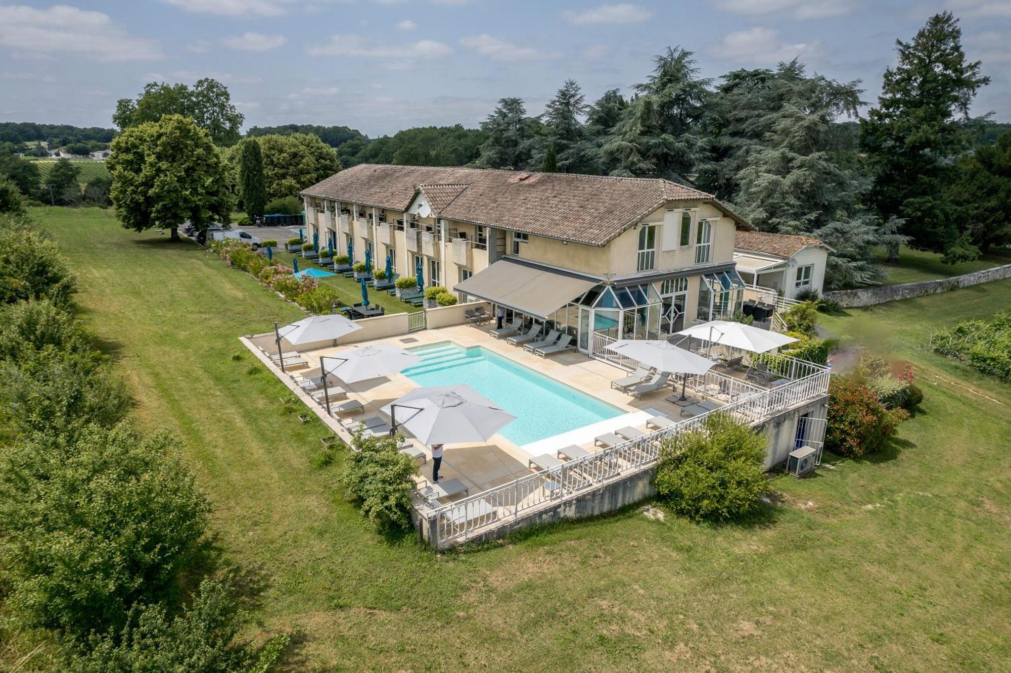 Pey La Tour - Logis Hotels & Restaurant Salleboeuf Eksteriør bilde
