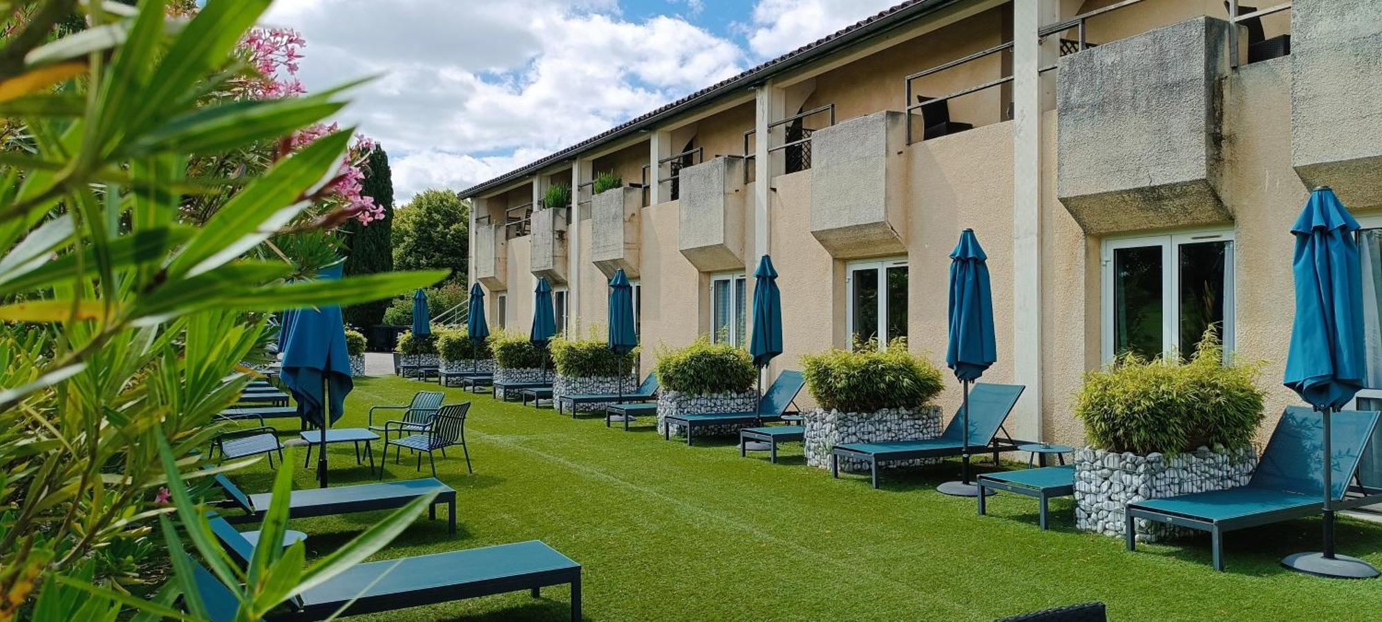 Pey La Tour - Logis Hotels & Restaurant Salleboeuf Rom bilde